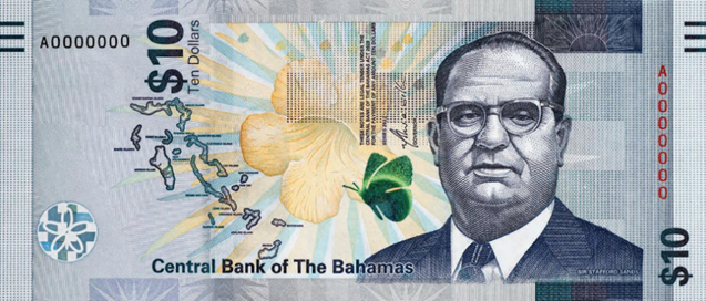 PN87 Bahamas - 10 Dollars Year 2022